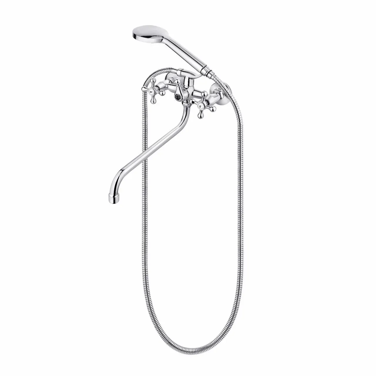 Смеситель для ванны Perla VALENCIA длинный гусак Хром (PSH13049/31488686)