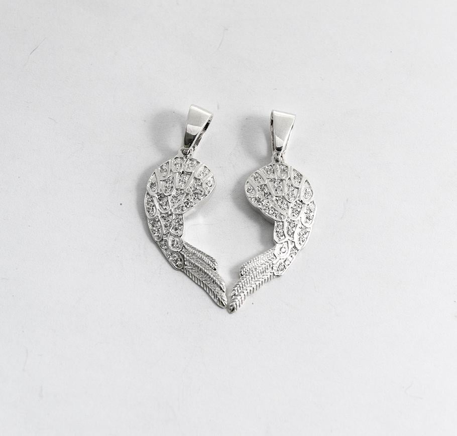 Кулоны парные Maxi Silver 9565 Крылья (89565)