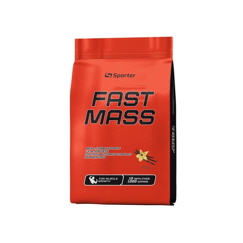 Гейнер Sporter Fast Mass 1000 g /10 servings/ Vanilla