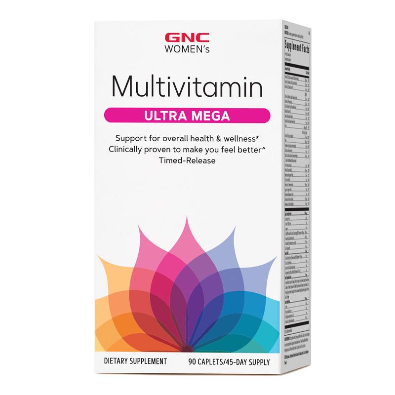Комплекс мультивитаминов для женщин GNC Women’s Ultra Mega Multivitamin 90 капс. (01226-01)