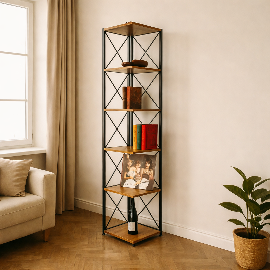 Стеллаж Etagere 6-ярусный Дуб Аппалачи (ST154)
