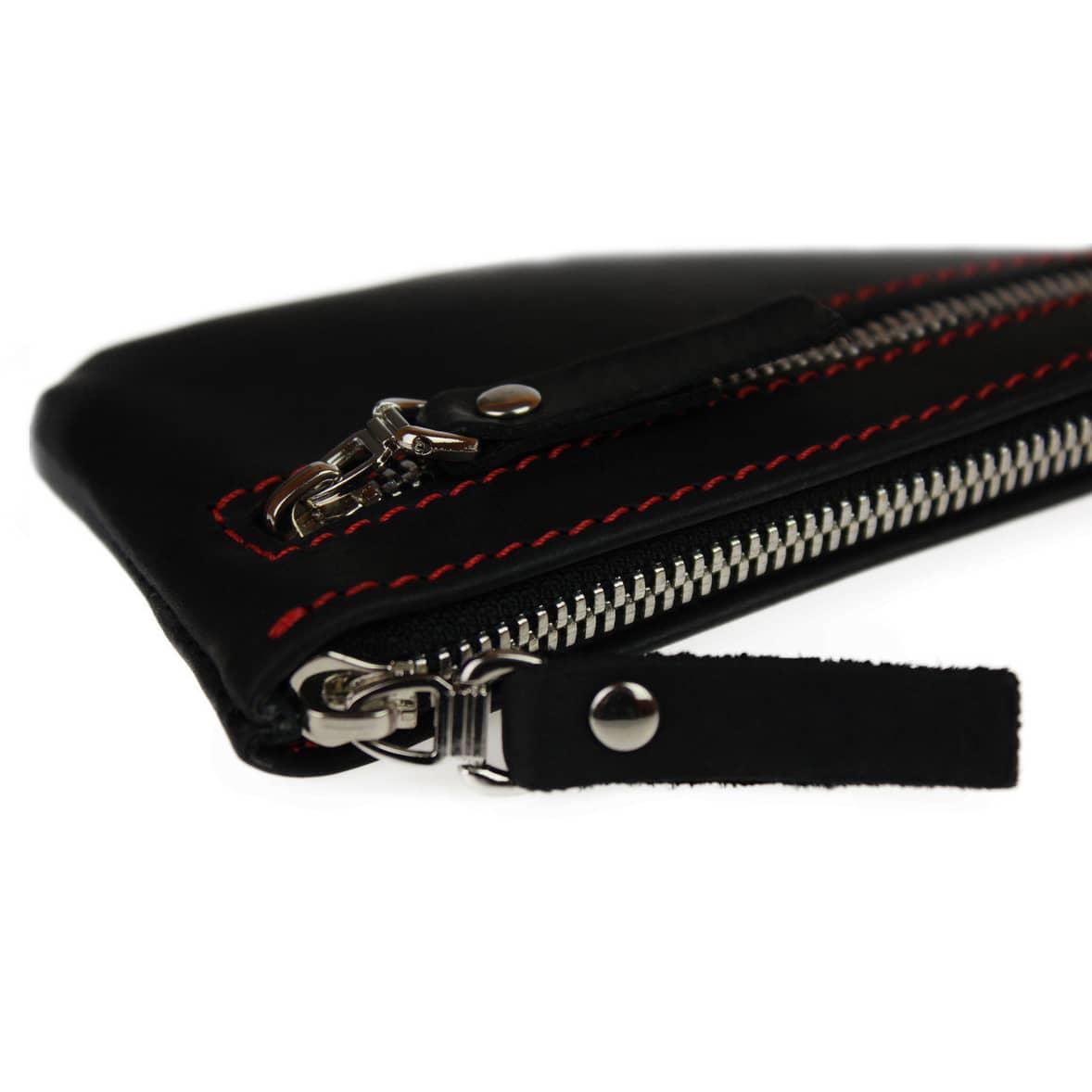 Ключница FREESKIN Type 2 кожанная 14x7x1 см Черно-красный (81110) - фото 3 Ключница FREESKIN Type 2 кожанная 14x7x1 см Черно-красный (81110) - фото 3