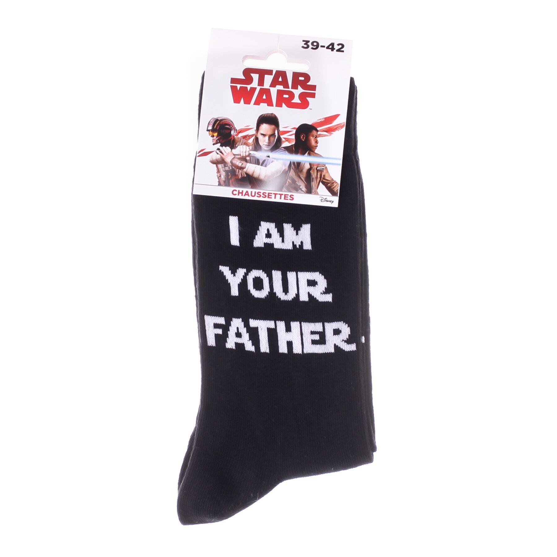 Шкарпетки Star Wars I Am Your Father 1 пара р. 39-42 Black (93154262-1) - фото 2