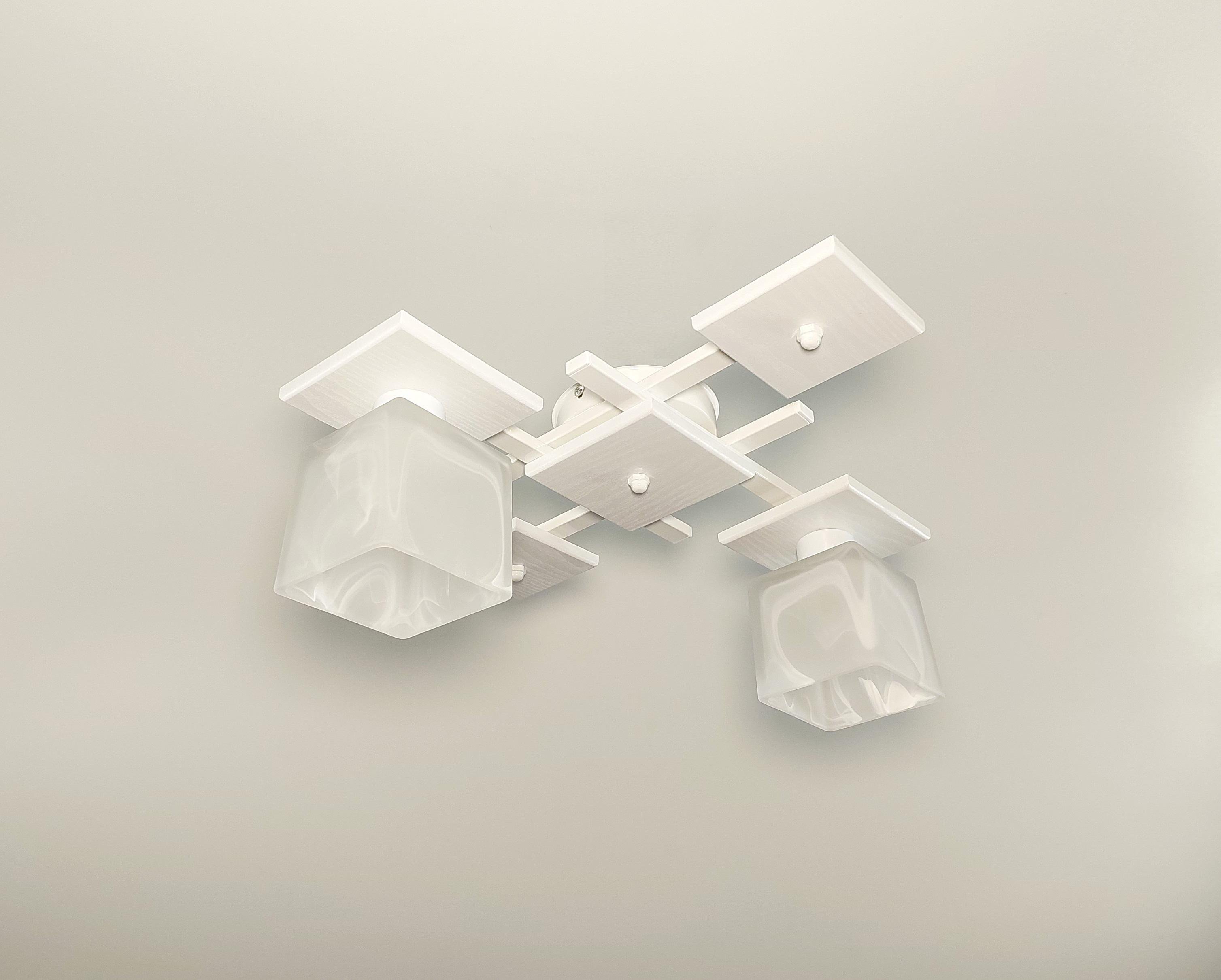 Люстра потолочная 2002/2 на 2 плафона Белый (21314298) - фото 1 Люстра потолочная 2002/2 на 2 плафона Белый (21314298) - фото 1