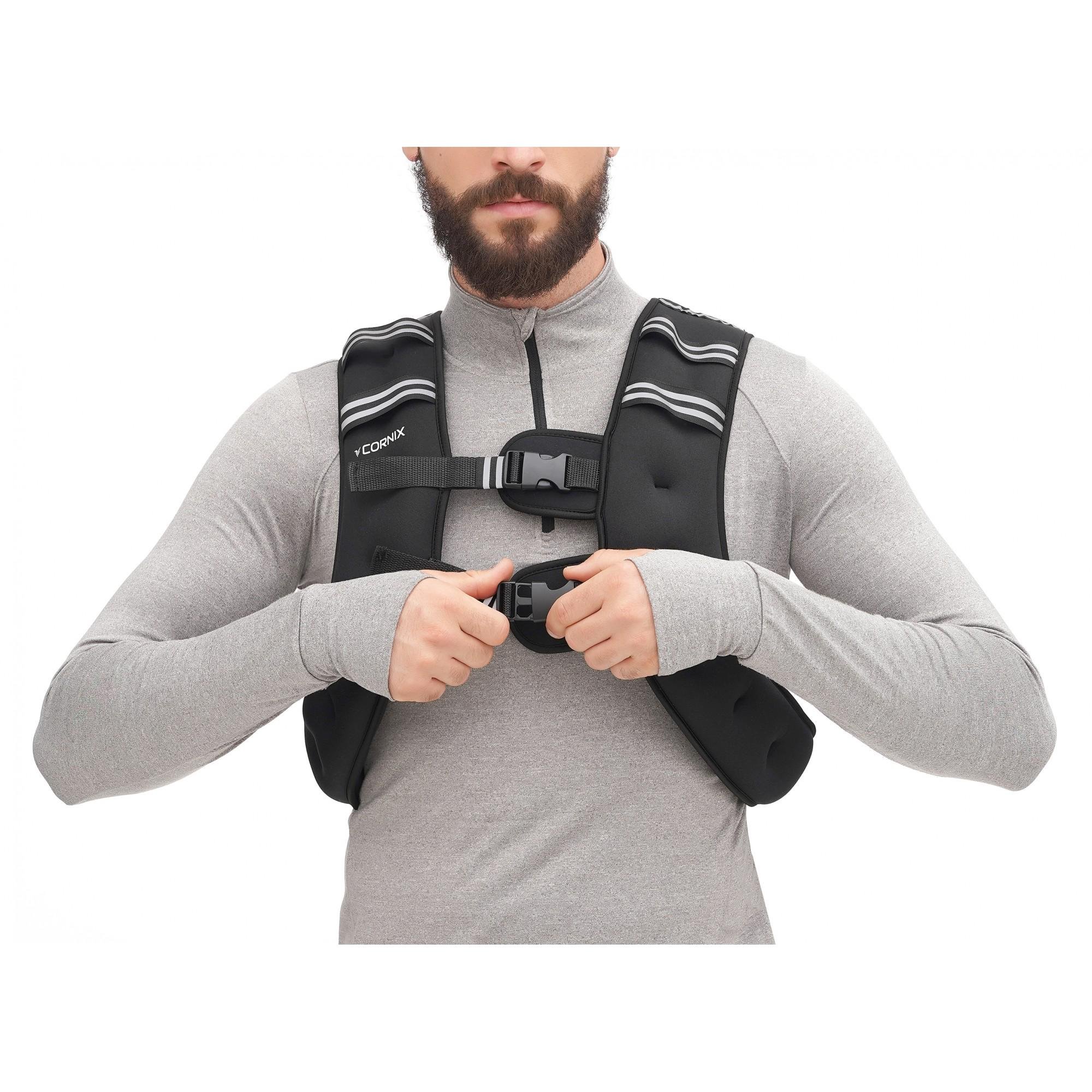 Жилет-обтяжувач для тренувань Cornix Weight Vest XR-0344 8 кг Black (55782) - фото 4