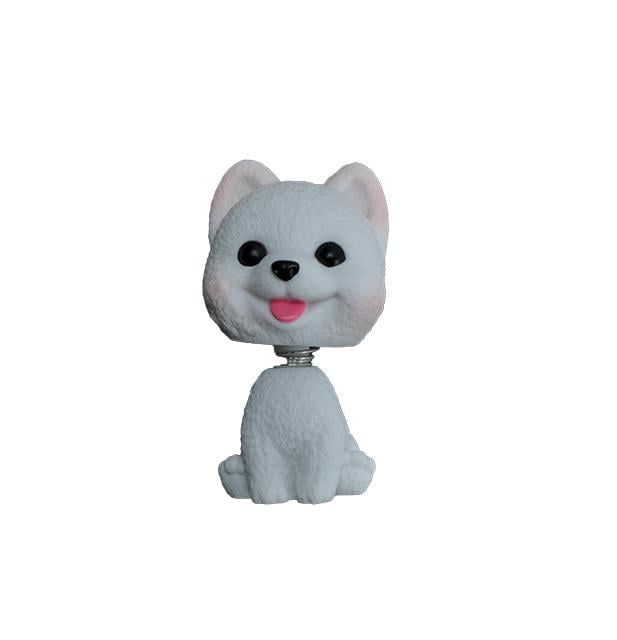 Игрушка на торпеду Шпиц Белый (530624)