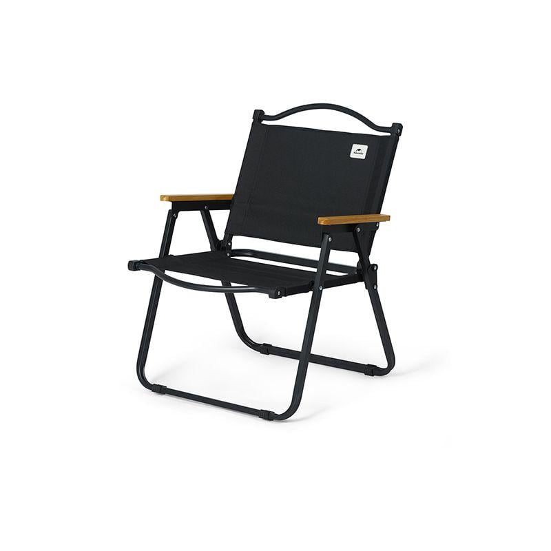 Стул туристический складной со спинкой Naturehike CNK2300JU012 45x54x67 см Black (6976023926860)