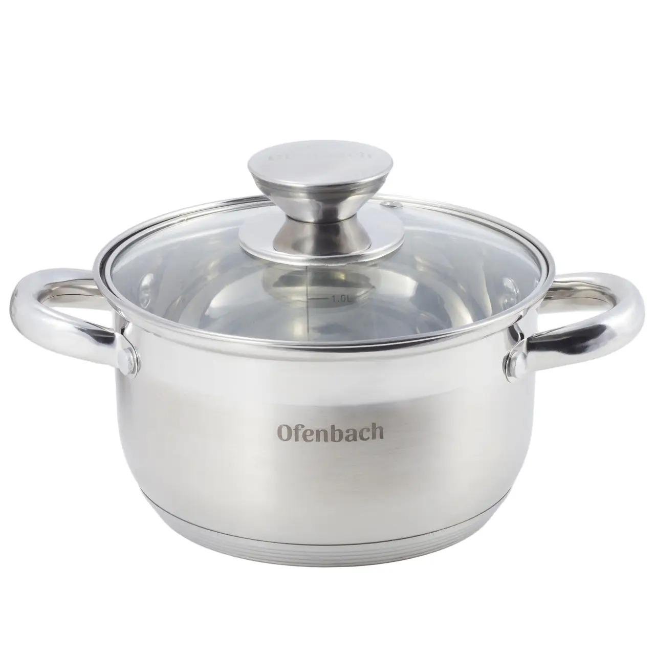 Набор кастрюль Ofenbach OF-100002 6 шт. (112711) - фото 2