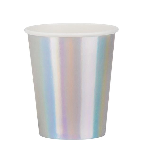 Стаканы бумажные Хамелеон 250 мл 10 шт. Серебреный (135596)