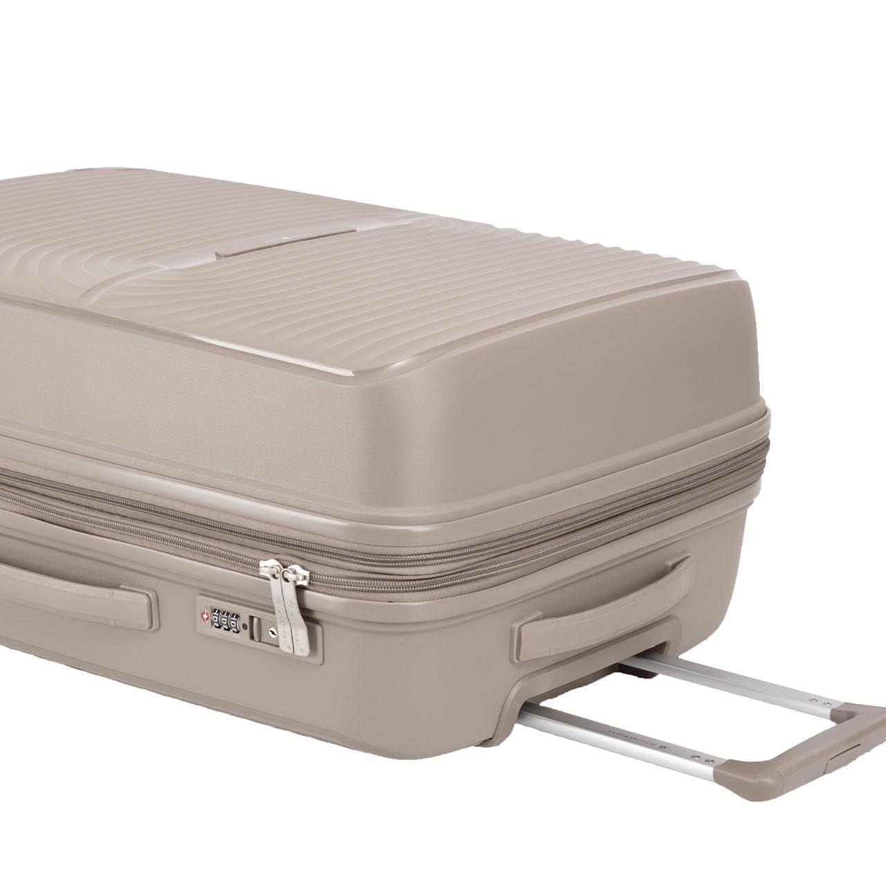 Валіза середня Snowball 40903 поліпропілен M Шампань - фото 4 Валіза середня Snowball 40903 поліпропілен M Шампань - фото 4