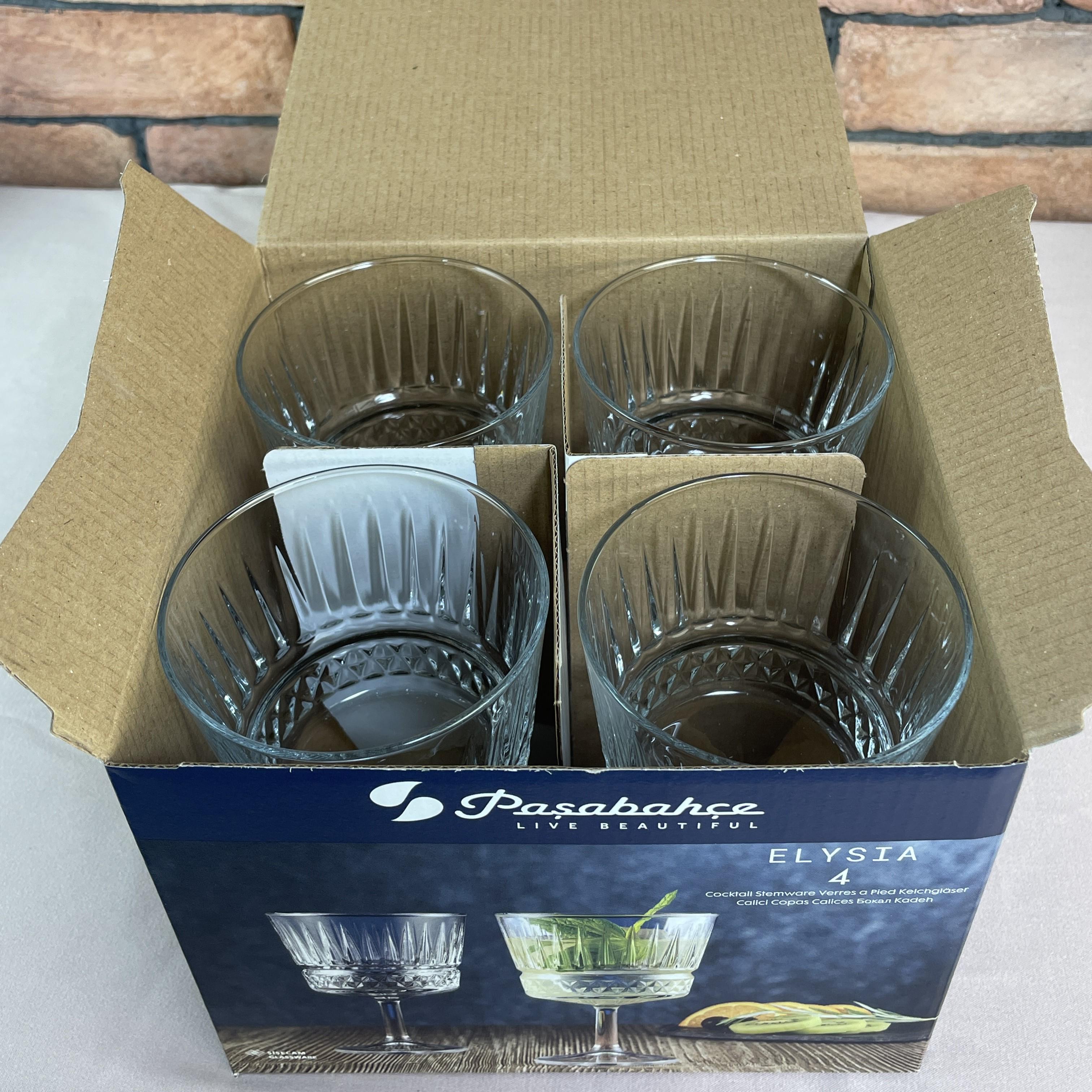 Набор бокалов на низкой ножке для коктейлей Pasabahce Elysia ПУ 440455 4 шт. 260 мл - фото 8 Набор бокалов на низкой ножке для коктейлей Pasabahce Elysia ПУ 440455 4 шт. 260 мл - фото 8