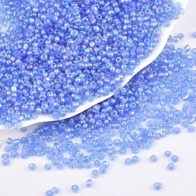 Бисер Бензиновый 2 мм 50 г Синий (БР0002б14)