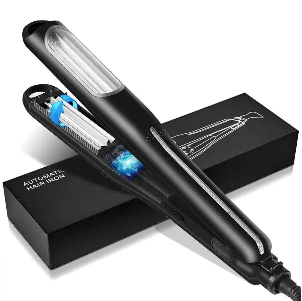 Праска-гофре для волосся Automatic Crimping Hair Iron 8040 автоматична Чорний Праска-гофре для волосся Automatic Crimping Hair Iron 8040 автоматична Чорний