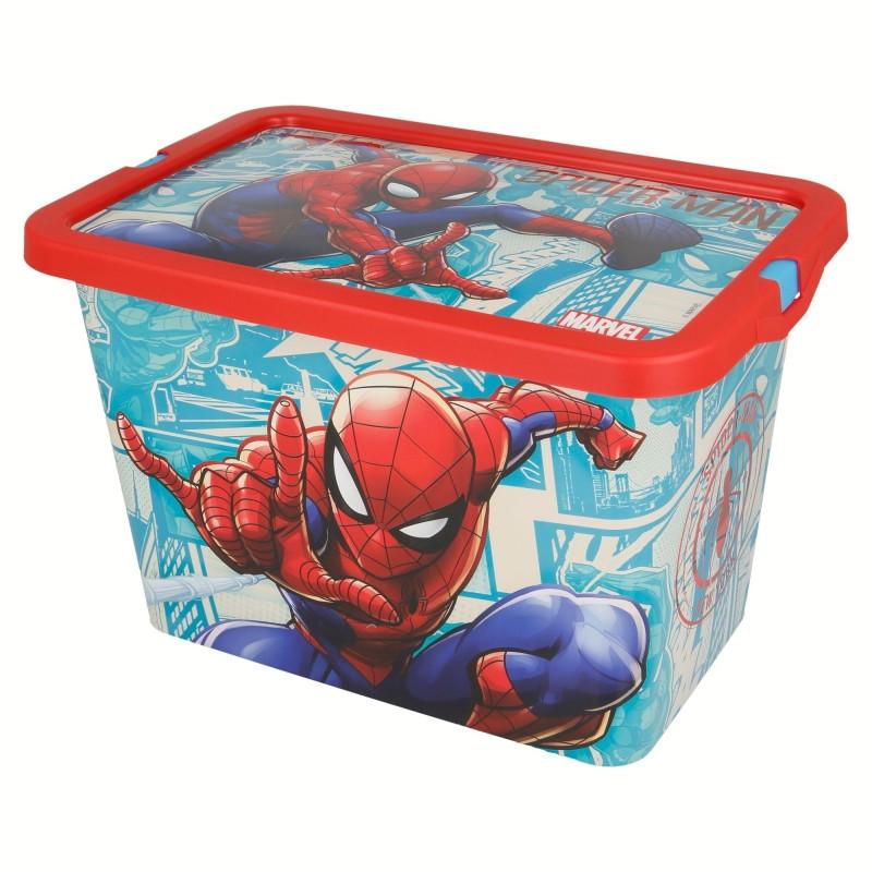Контейнер для детских вещей 7 л человек-паук Stor Spider-Man 284 г 28,7 х 19,2 х 18,5 см высококачественый пластик