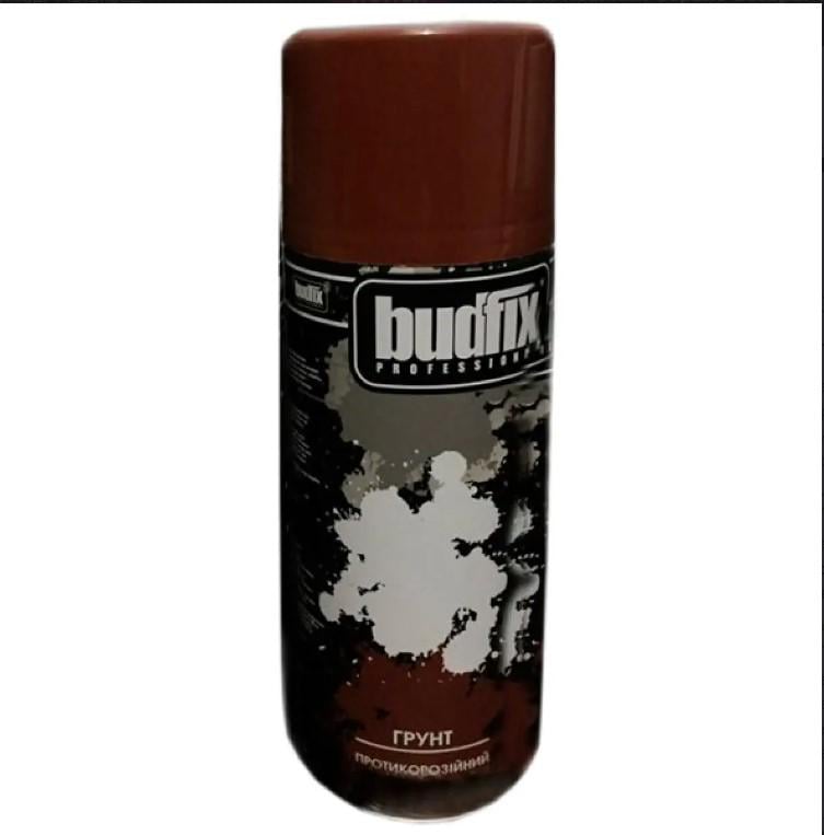 Грунт аэрозольный BUDFIX противокоррозионный 400 мл Красный (RAL 3009) - фото 2 Грунт аэрозольный BUDFIX противокоррозионный 400 мл Красный (RAL 3009) - фото 2