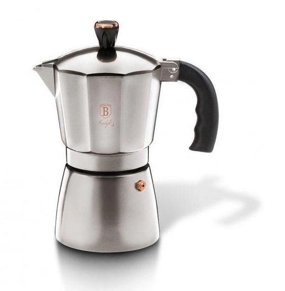 Кавоварка Berlinger Haus Moonlight Edition литий алюміній ручка Soft touch 6 порцій