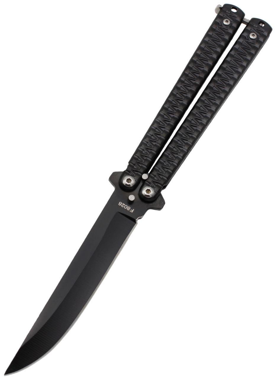 Ніж метелик Gradient A807 black (t6577)