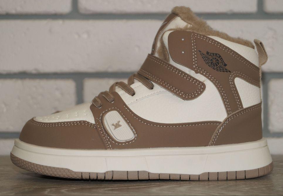 Черевики зимові дитячі підліткові Paliament р. 32 20 см Бежевий/Коричневий (31559-32)