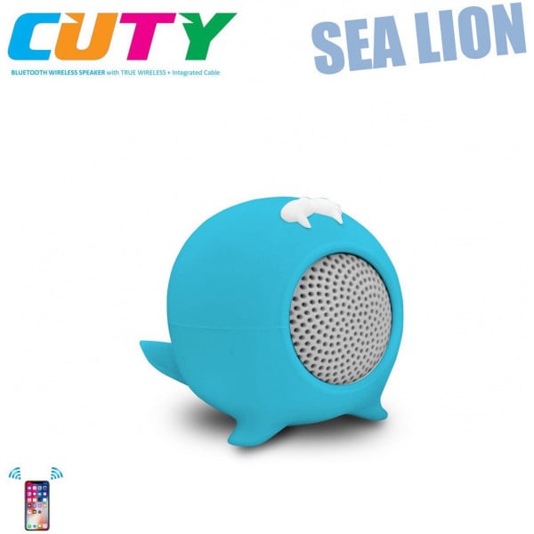 Портативная колонка Idance Cuty Sealion 10 Вт Blue (CC10CY) - фото 1