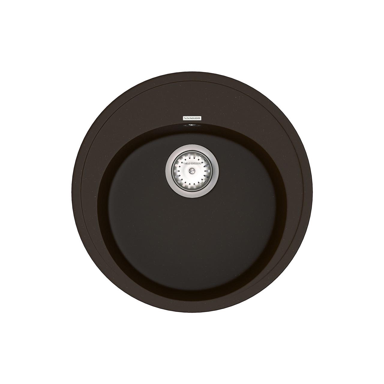 Кухонна мойка с сифоном Sity SMR 01.50 Chocolate