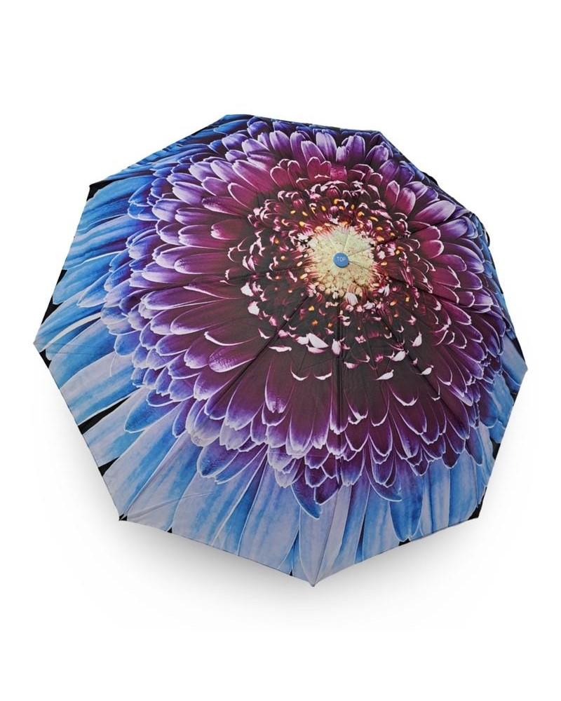 Зонтик женский автомат TOP RAIN №704/6 Цветок большой 9 спиц 3 сборки (30222745)