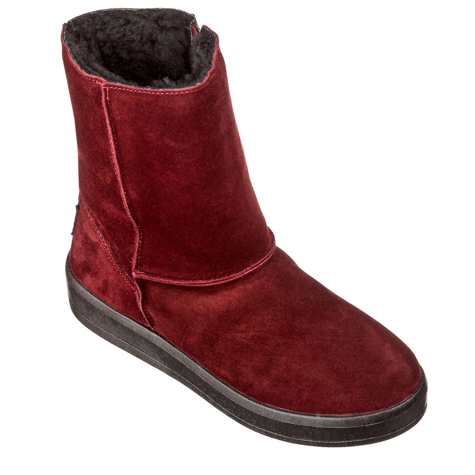 Угги женские утепленные Casual р. 37 Бордовый (92109146)