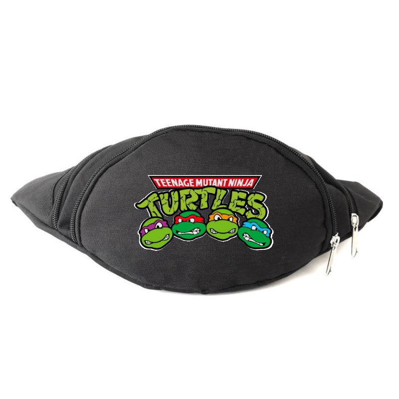 Поясная сумка-бананка Cappuchino toys Черепашки Ниндзя Turtle-0010 Черный (1383868989)