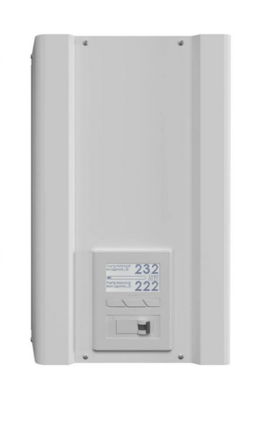 Стабилизатор напряжения однофазный Елєкс Ампер-Р У 16-1/63 v2.1 расширенный 14 кВт 63А LCD-дисплей