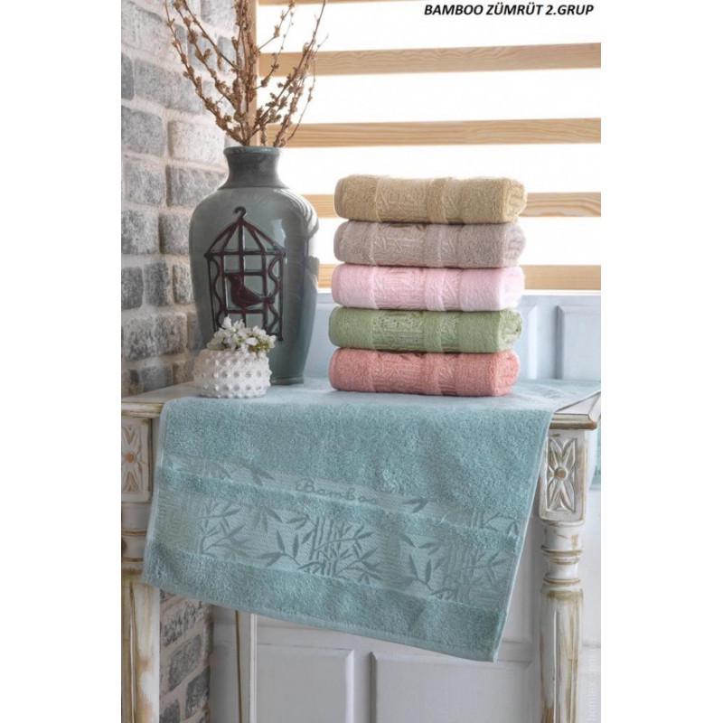 Набір рушників Cestepe Bamboo Zumrut Light 50х90 6 шт. (18805) - фото 2