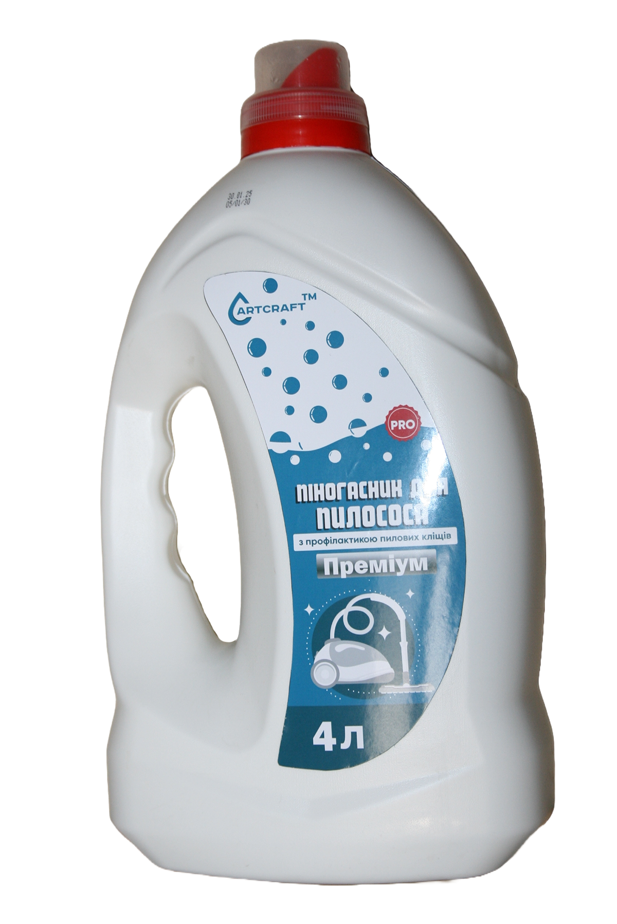 Пеногаситель для пылесоса Art Craft Premium с защитой от пылевых клещей 4 л (1100120195)