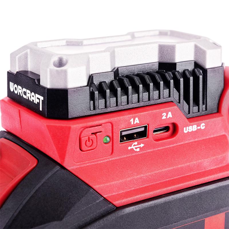 Адаптер до літій-іонної акумуляторної батареї Worcraft CUA-S20Li USB-A/Type-C - фото 3