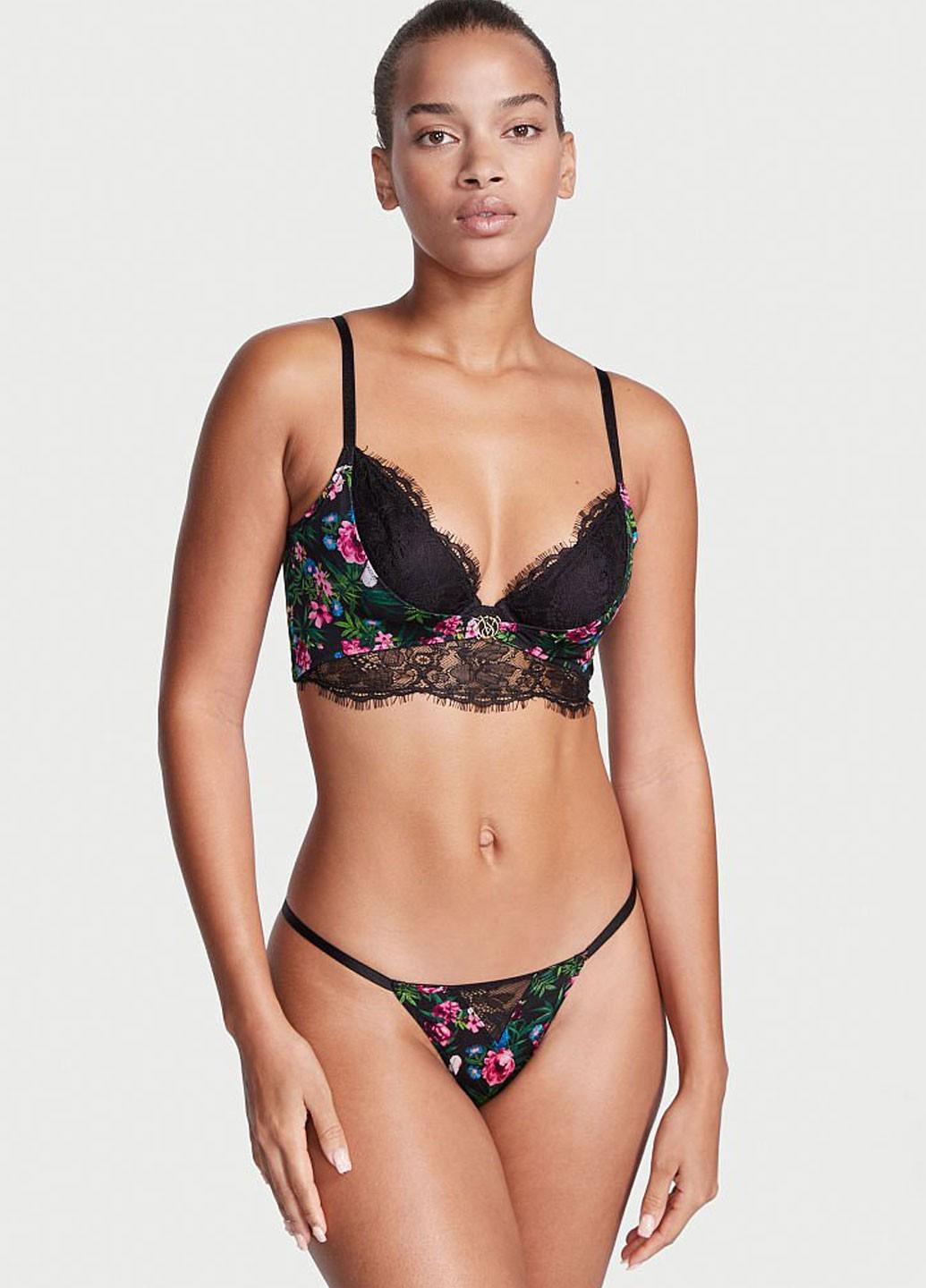 Жіночі труси Victoria's Secret 7640000135073QD5L L Чорний (56882106)