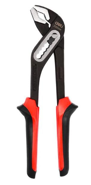 Плоскогубцы для водяного насоса Deli Tols EDL2608Z 8" (2591125165)