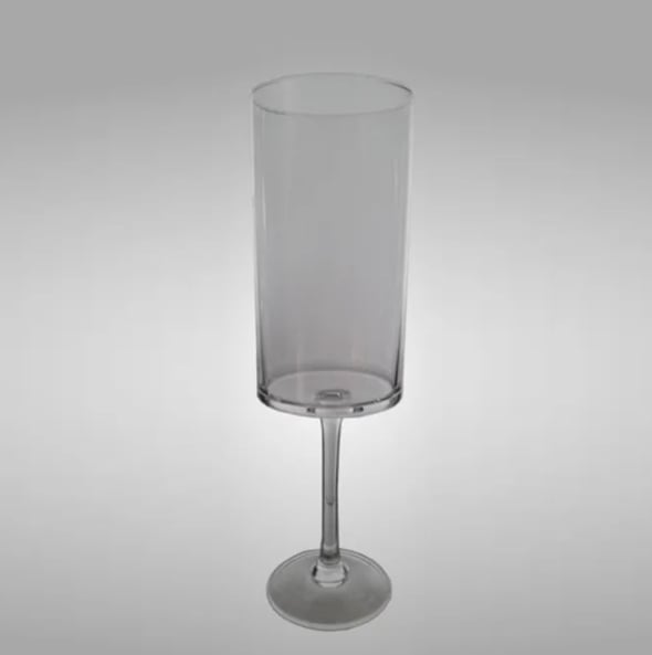 Подсвечник стеклянный Flora H-30 см (8336)