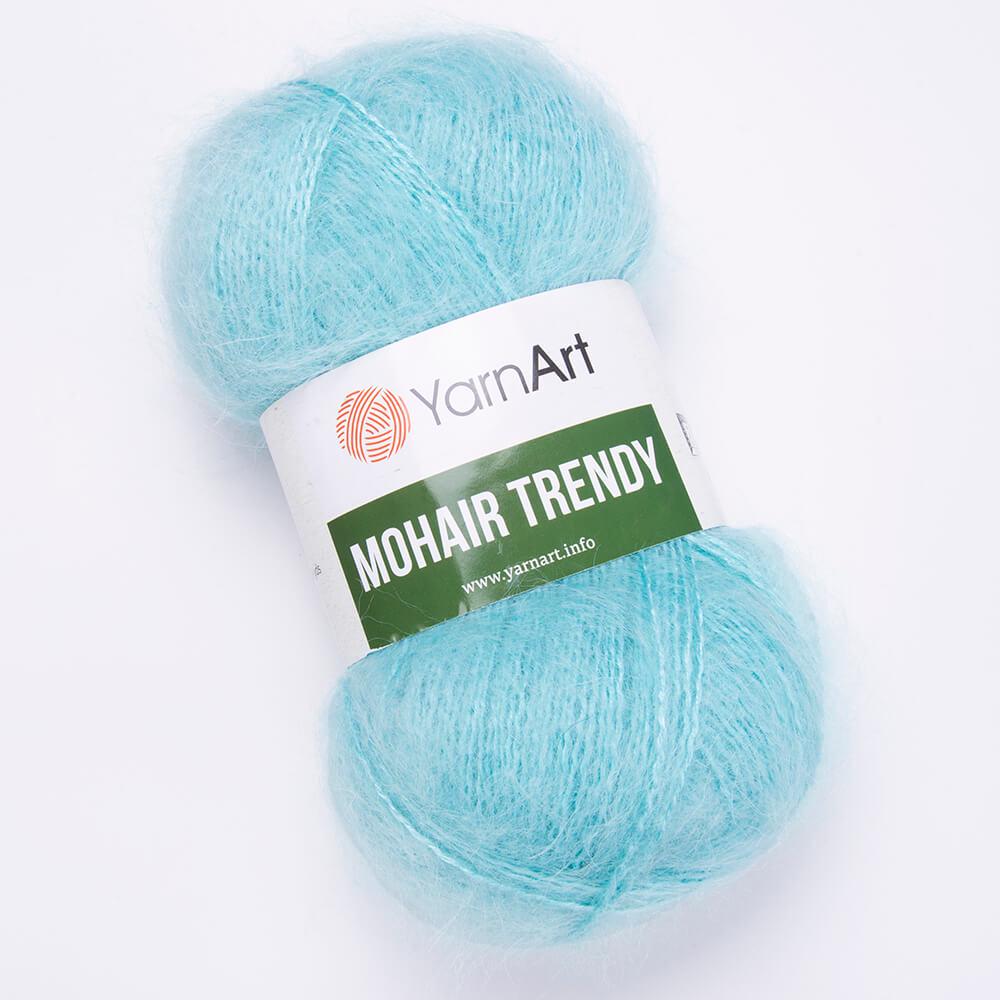 Пряжа YarnArt Mohair Trendy 142 Мятный (6221)