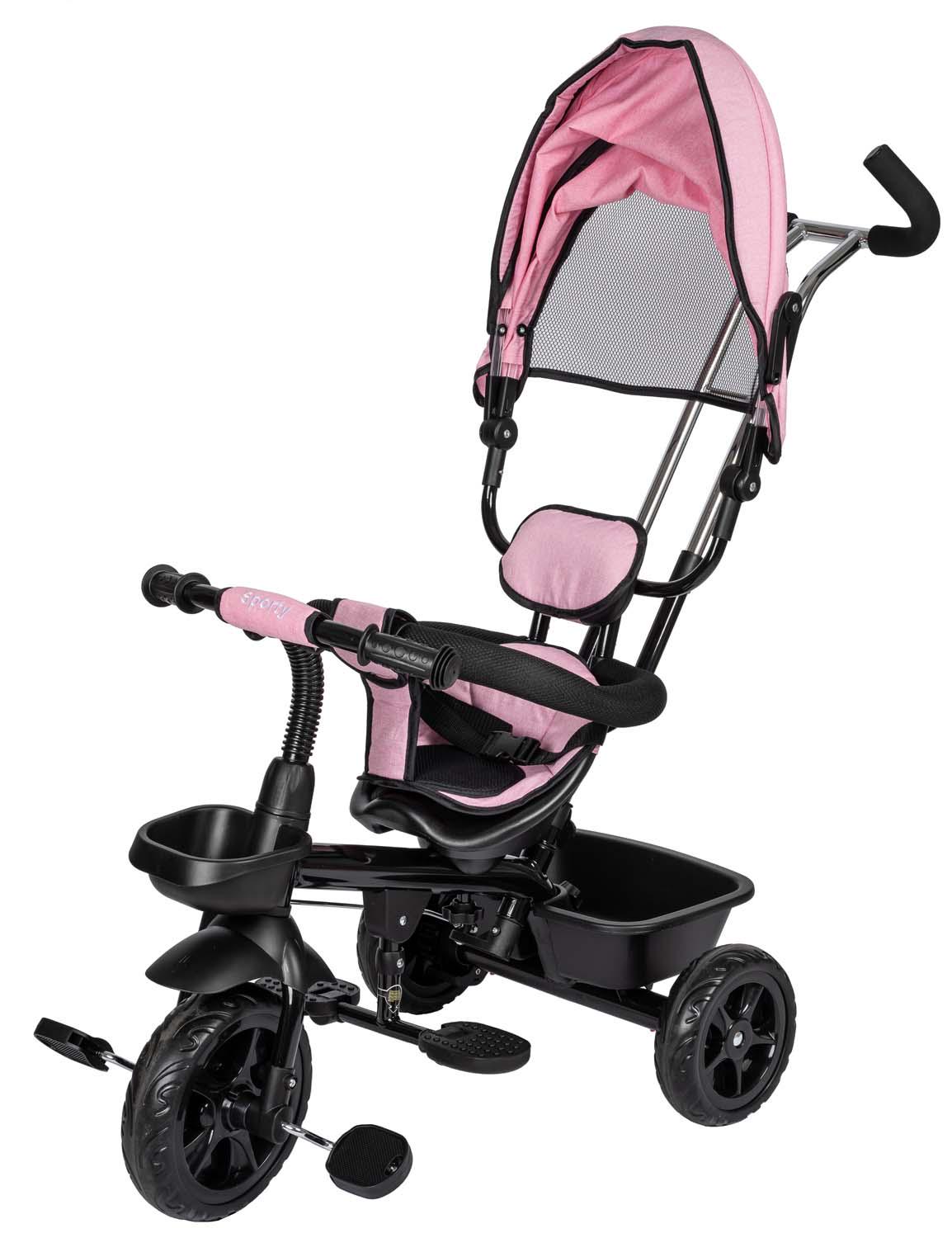 Велосипед детский трехколесный Free2Move Sport Black/Pink (44152) - фото 2