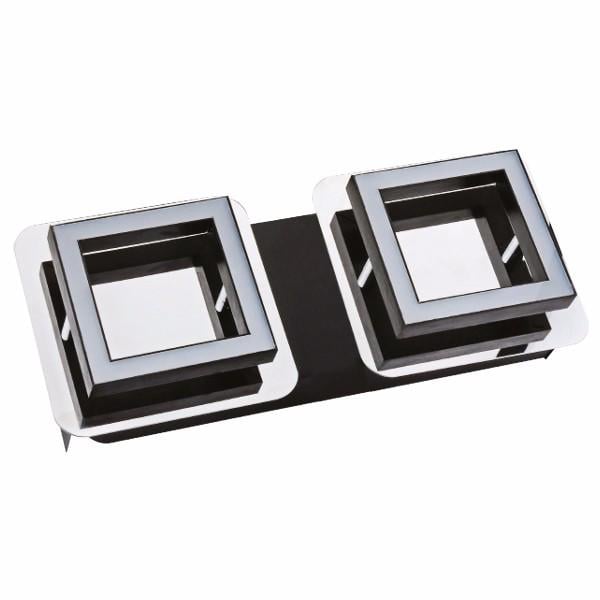 Светильник точечный потолочный светодиодный HOROZ ELECTRIC LIKYA-2 2х5W 4000K нейтральный свет Хром