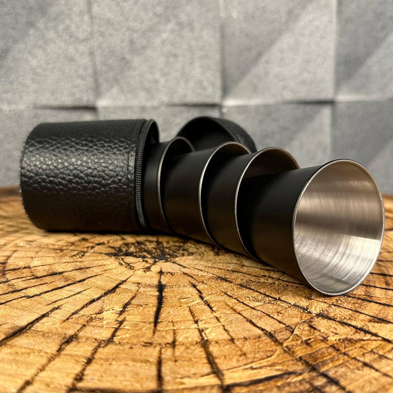 Набір чарок для алкоголю в чохлі з екошкіри (11427833) - фото 3 Набір чарок для алкоголю в чохлі з екошкіри (11427833) - фото 3