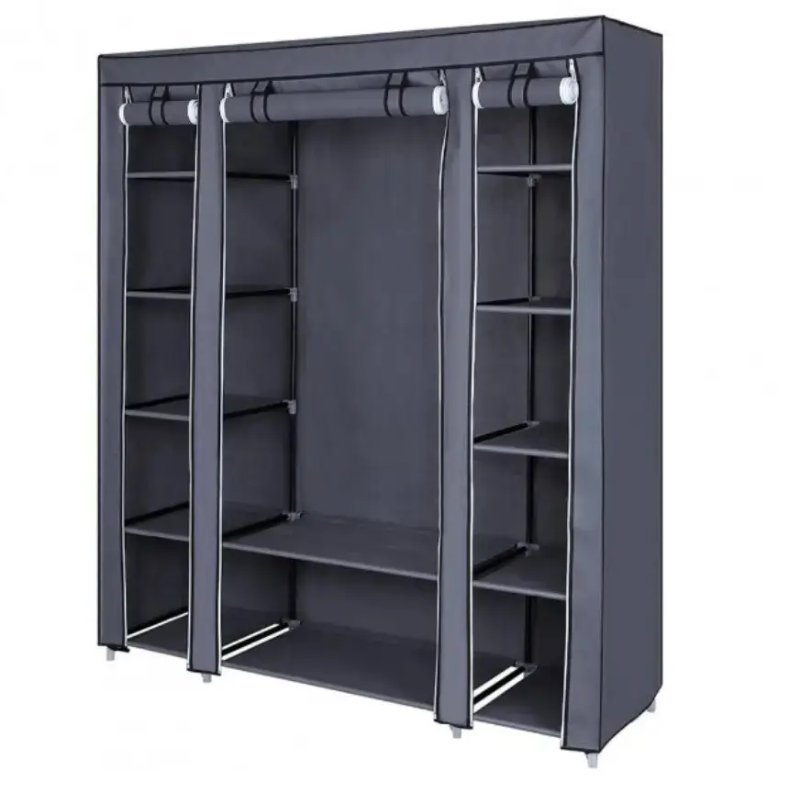 Шкаф тканевый складной для вещей Storage Wardrobe на 3 секции (2556700698)