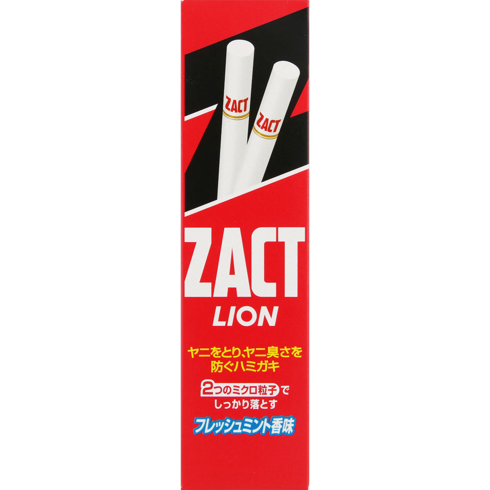Зубная паста Lion ZACT для удаления никотинового налета и устранения табакового запаха 150 г (17189)