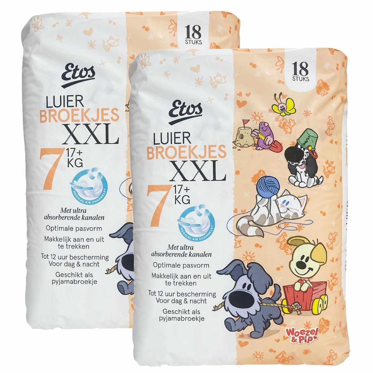 Підгузки-трусики Etos 7 XXL 17+ кг 36 шт. (2734368716)