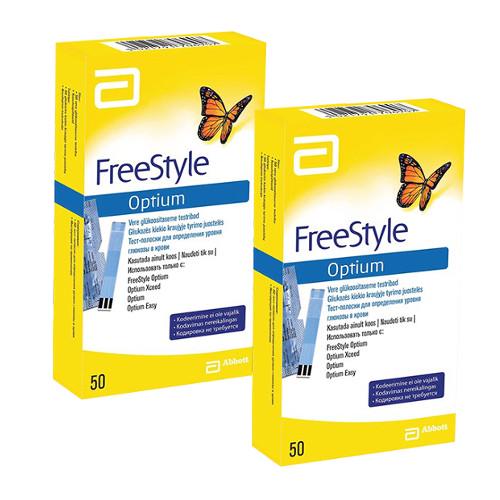 Тест-полоски Abbott Laboratories FreeStyle Optium 50 шт. - фото 2 Тест-полоски Abbott Laboratories FreeStyle Optium 50 шт. - фото 2