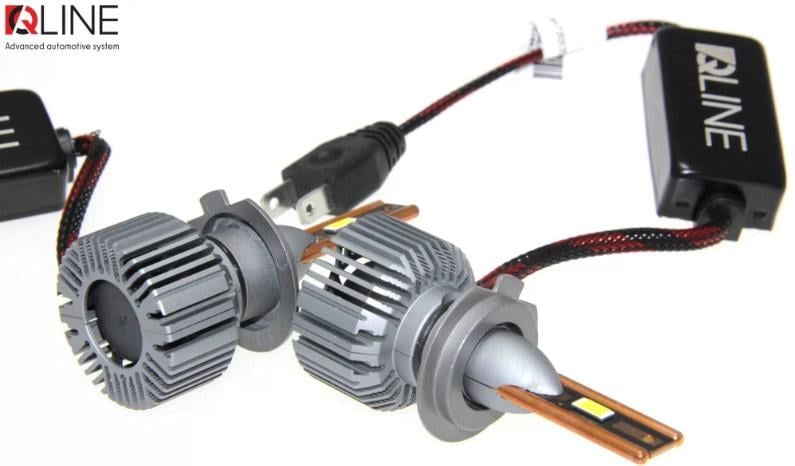 Автолампи Qline Ultra LED +200% 55W H7 6000K 2 шт. - фото 5 Автолампи Qline Ultra LED +200% 55W H7 6000K 2 шт. - фото 5