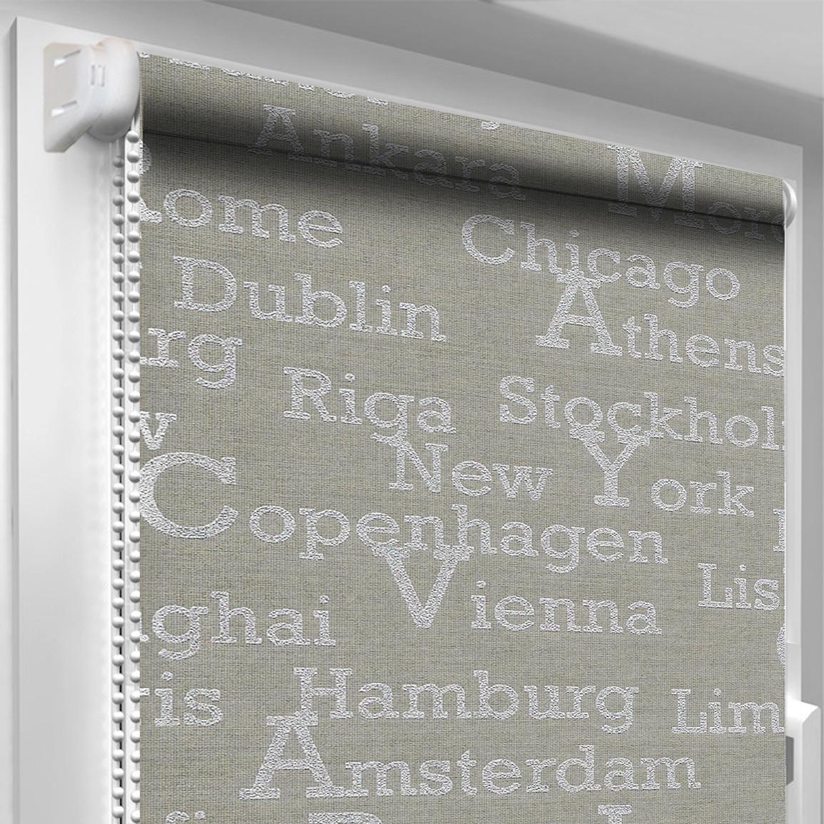 Рулонная штора DecoSharm В914 500х1700 мм Серый (В914-5)