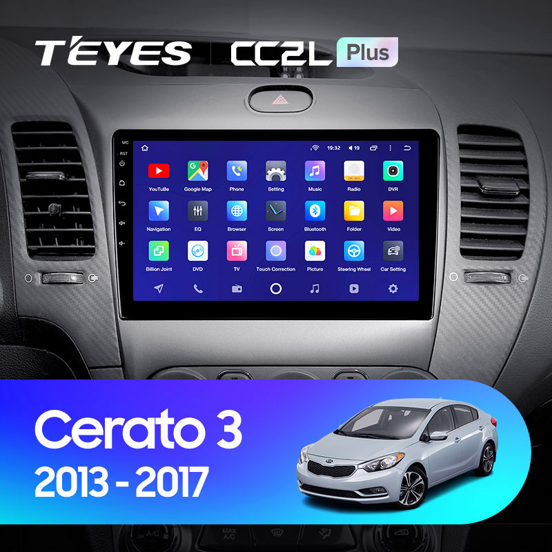 Автомагнітола штатна Teyes для Kia Cerato 3 2013-2017 Android CC2L-PLUS 2+32G Wi-Fi варіант С (1464855047) - фото 3