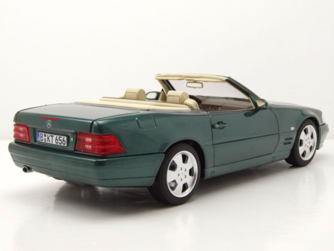 Модель автомобиля Norev 1:18 Mercedes-Benz 500 SL R129 1999 Green Metallic (183753) - фото 5 Модель автомобиля Norev 1:18 Mercedes-Benz 500 SL R129 1999 Green Metallic (183753) - фото 5