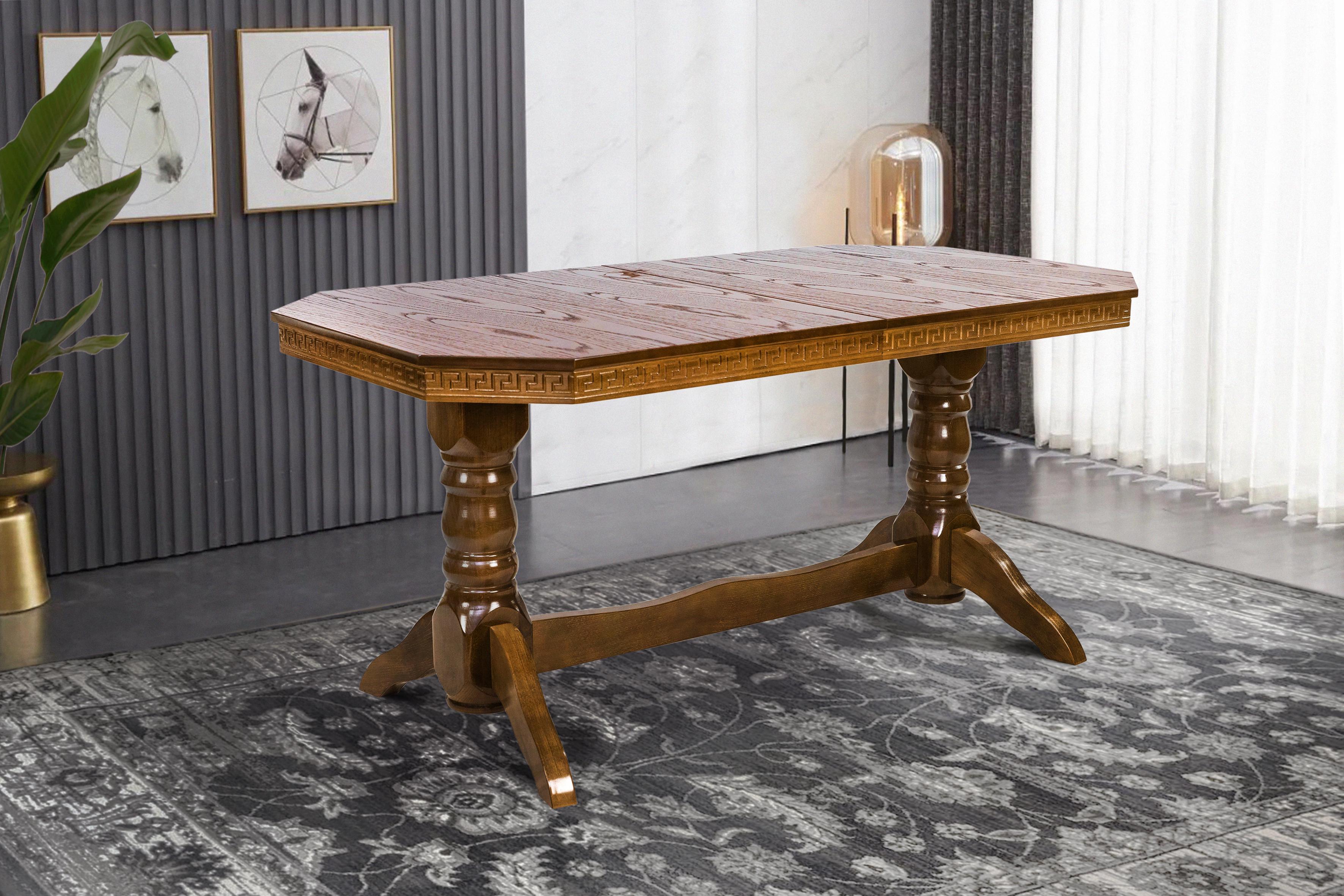 Обеденный стол Авангард Буковель 1600/2000х900х760 мм Орех (GAА0019868) - фото 3 Обеденный стол Авангард Буковель 1600/2000х900х760 мм Орех (GAА0019868) - фото 3