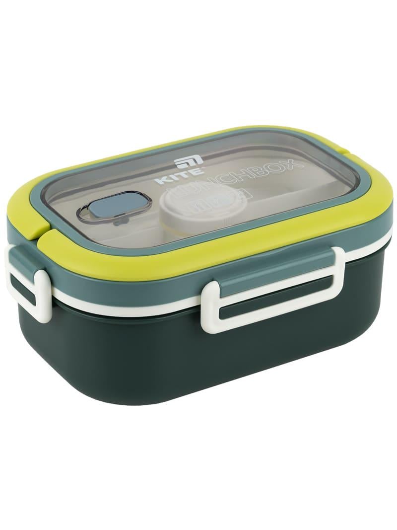 Ланчбокс KITE с разделителем 1100 мл Зеленый (K25-1182-3)