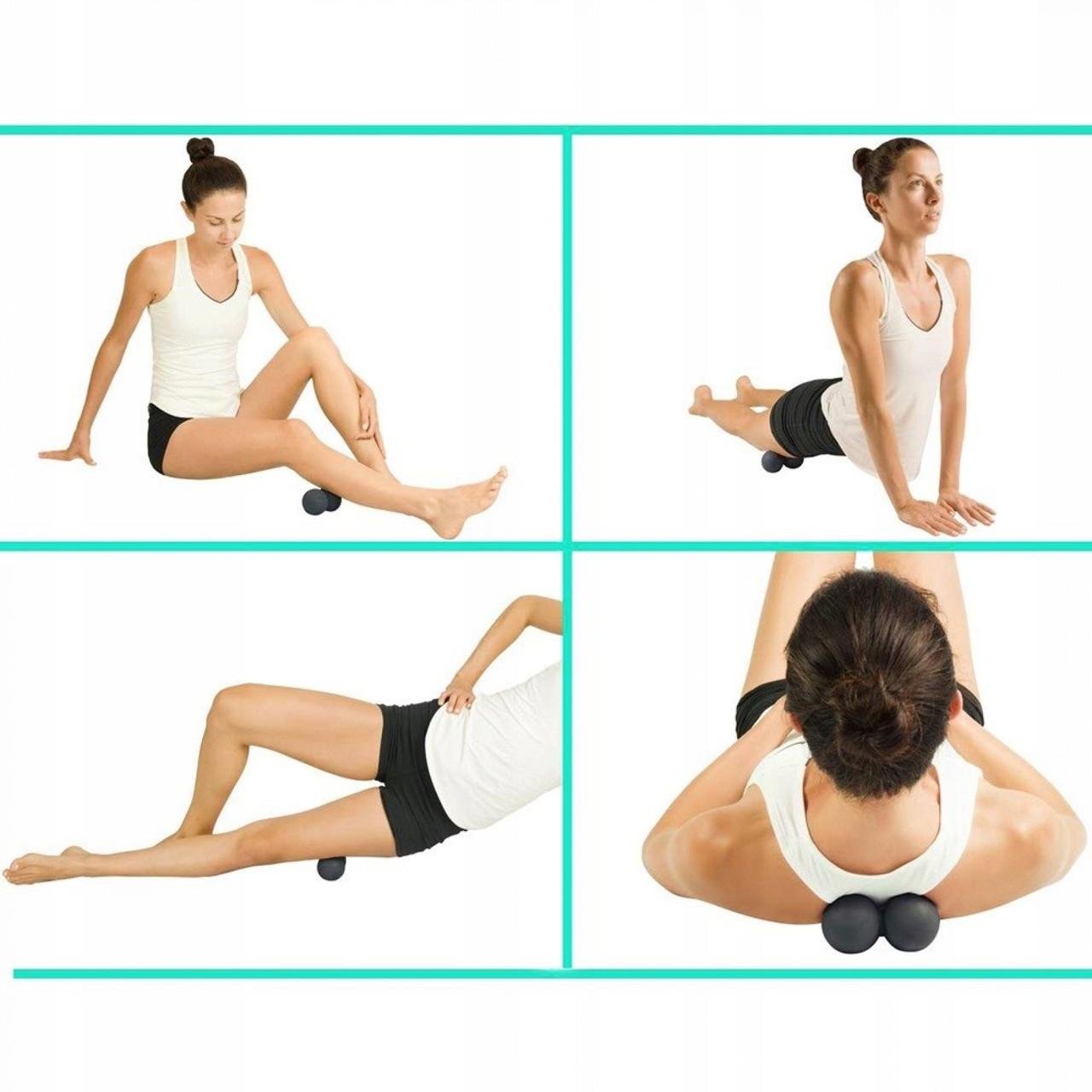 Массажный мяч двойной Springos FA0022 Lacrosse Double Ball 6x12 см - фото 4 Массажный мяч двойной Springos FA0022 Lacrosse Double Ball 6x12 см - фото 4