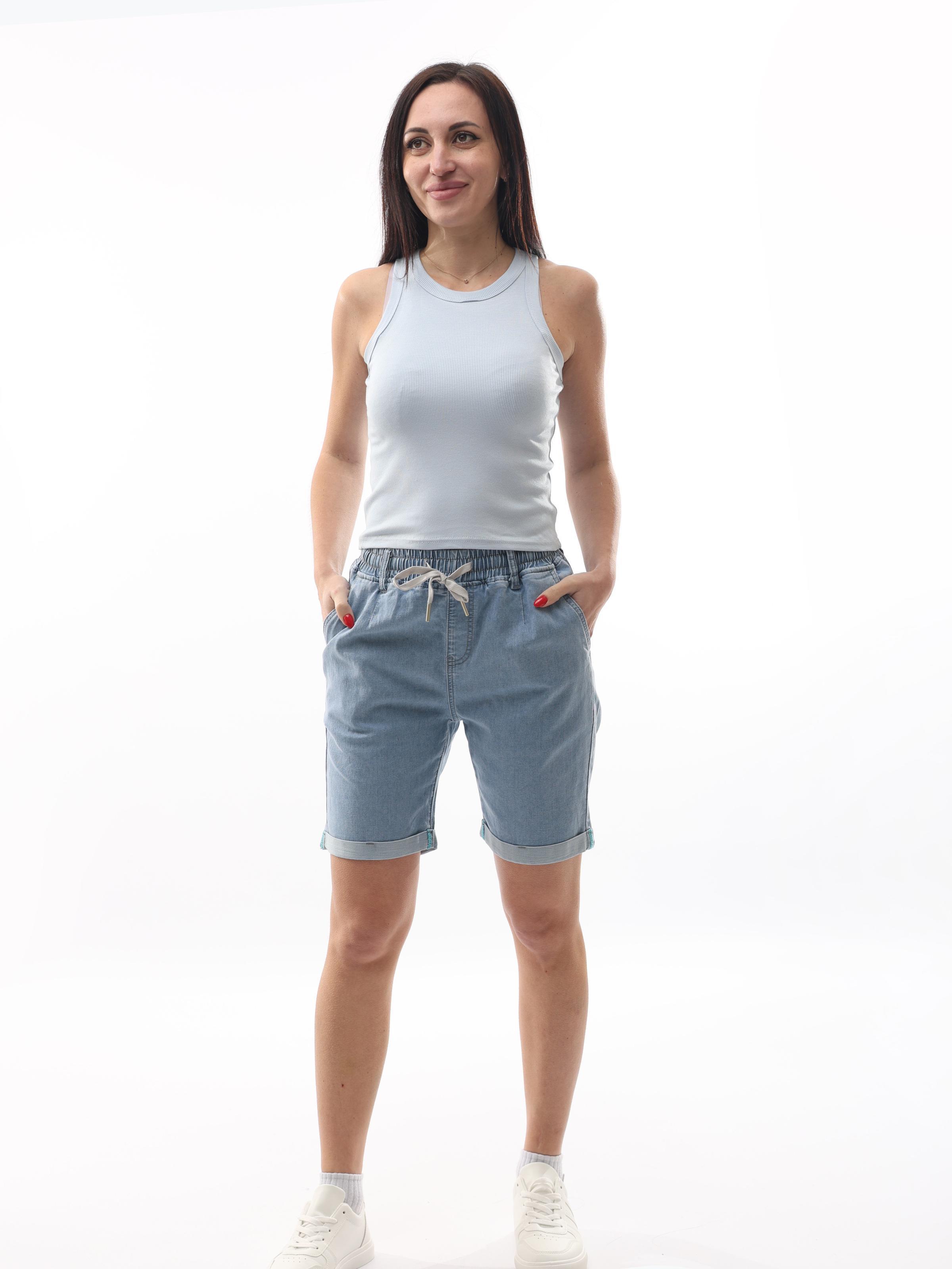 Шорты джинсовые женские est. 1991 р. 33 Голубой (277909-33)